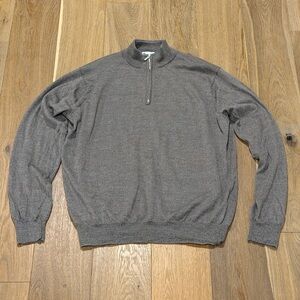 Peter Millar Men's Gray Sweater L